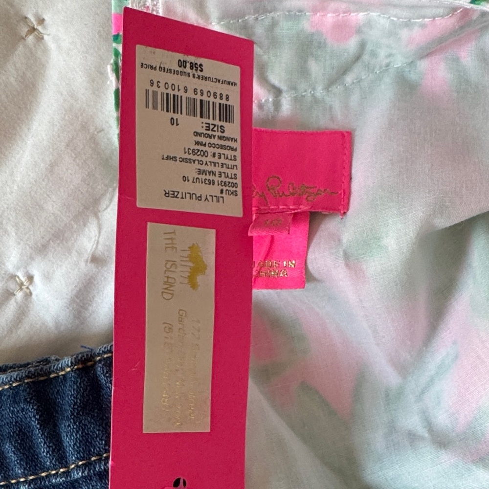 Lilly Pulitzer Pink and Green Dress - Picture 6 of 6